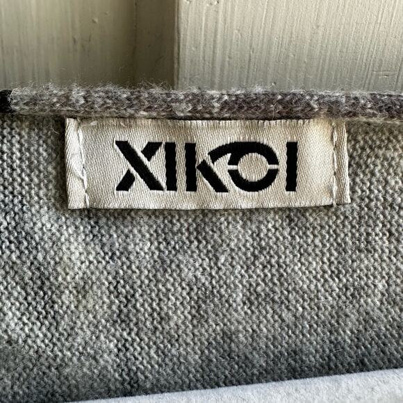 XIKOI Oversized Sweater Dress Wool Blend Abstract Print - Picture 5 of 8